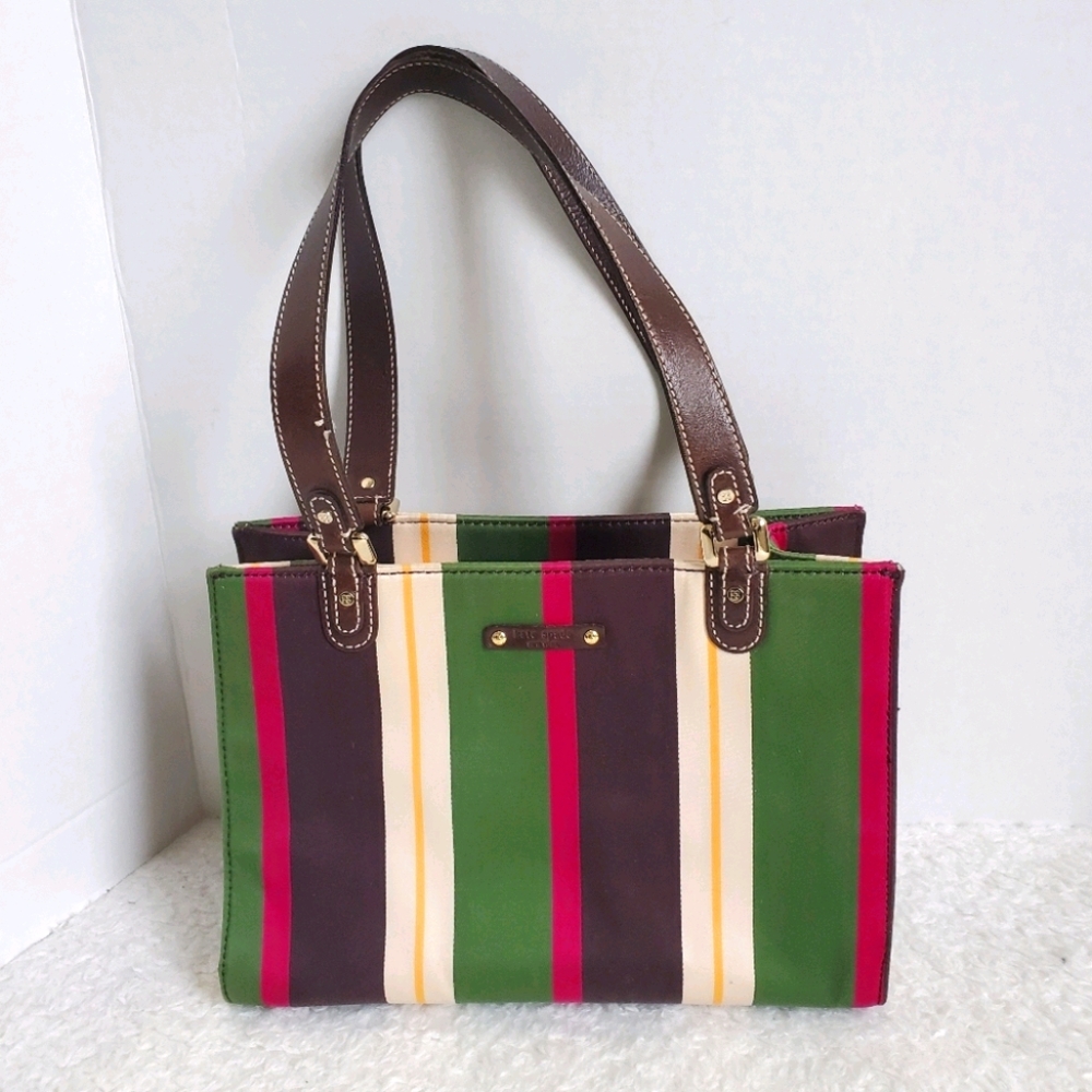 Kate Spade Striped Structured  Purse